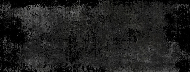 Black and white grunge background with scratches and cracks. Texture, wall, concrete texture background with space