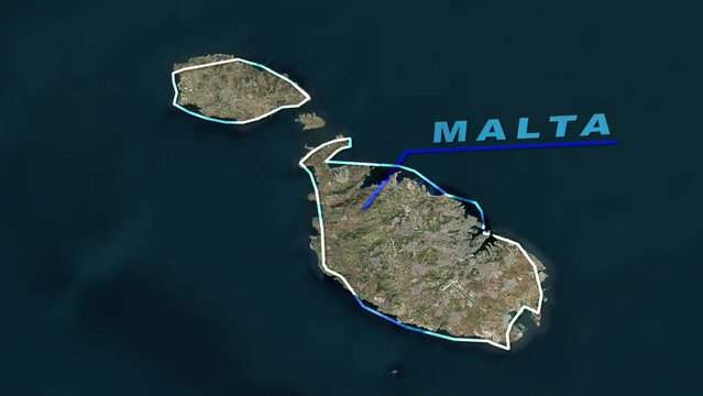 Malta Map Animation