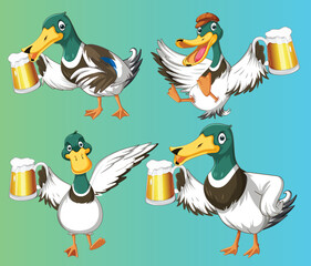 duck and ducklings