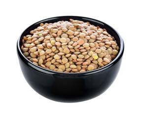 lentils in a bowl on transparent png