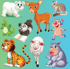 set of animals