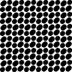  Grunge background with abstract shapes. Black and white texture. Seamless monochrome repeating pattern  for decor, fabric, cloth.