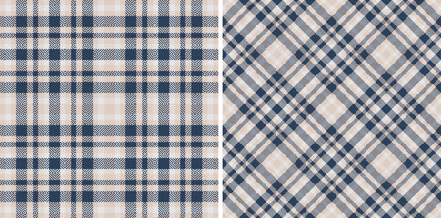 Texture pattern vector of plaid fabric tartan with a textile background check seamless.