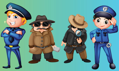 police officer with a gun