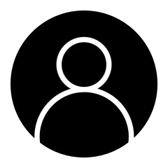 Fototapeta premium profile icon, people in circle