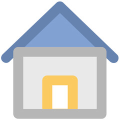 An icon of house, residential place 