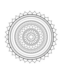 mandala pattern design, vector best illustration desing.