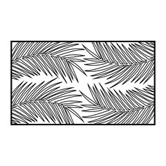 Palm Leaf Wall Crafts Decor Laser Cut Design