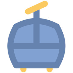 A public transport bold line icon