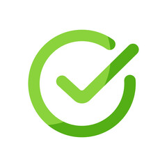 check mark icon design vector template