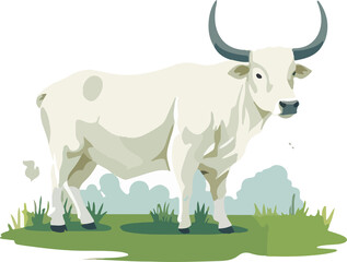 cattle cow goat animals clipart element