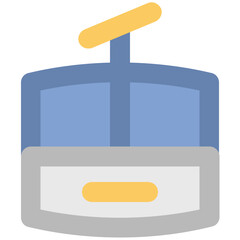 Fototapeta premium A public transport bold line icon