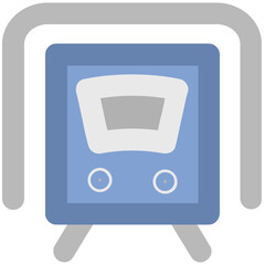 Icon of a transport bold line design 