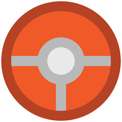 Fototapeta premium Icon of a transport bold line design 