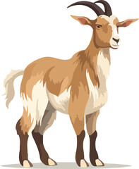 goat cartoon animals clipart