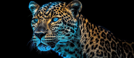 Fototapeta na wymiar Panthera Paradus Kotiya Generative AI