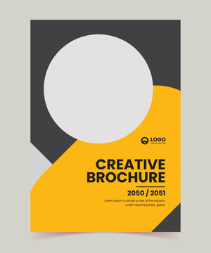 Professional corporate business brochure, booklet template, multi-page brochure design, Creative Business, modern abstract design. Use it business presentations, book cover, flyer design, report