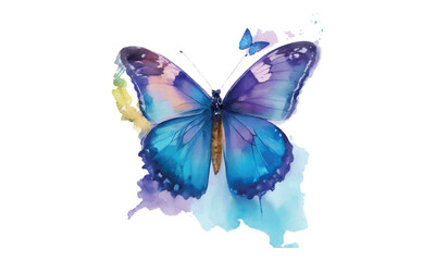 Obraz na płótnie Canvas Watercolor Butterfly, butterfly on the flowers, butterflies, Lovely watercolor Butterfly, butterflies design