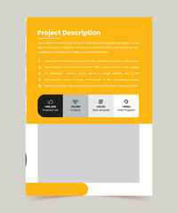 Professional corporate business brochure, multi-page design, Creative Business, modern abstract design, booklet template, Use it business presentations, book cover, flyer design, advertising