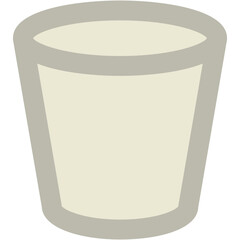A cocktail glass bold line icon