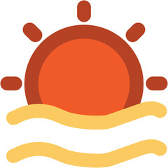 Windsock denoting forecast in bold line icon