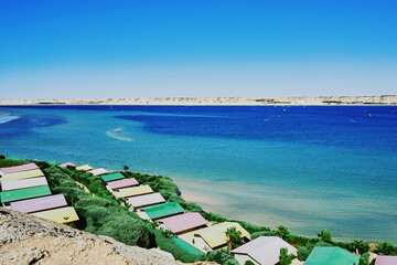 Sea and beach in Dakhla city
