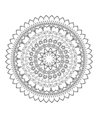 mandala pattern design, vector best illustration design.