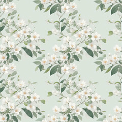 seamless pattern with flowers