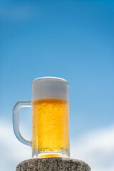 外で飲む美味しいビール