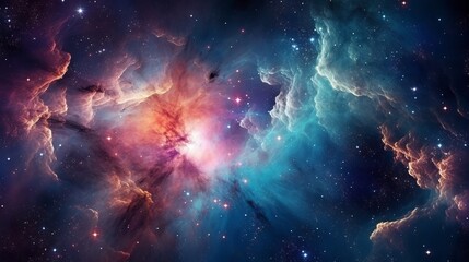 Obraz na płótnie Canvas galaxy background with stars