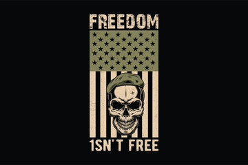 freedom Veteran T-shirt Design