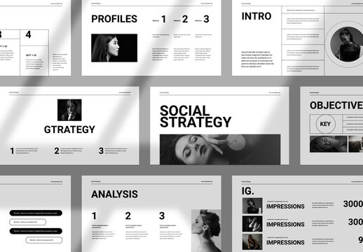 Social Strategy Presentation Template