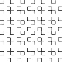 Stylish texture with figures from lines.
Abstract geometric black and white pattern for web page, textures, card, poster, fabric, textile. Monochrome graphic repeating design. 