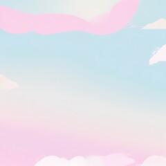 Obraz na płótnie Canvas pink background with clouds