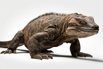Obraz premium Komodo Dragon. Generative AI.