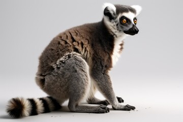 Obraz premium Lemur. Generative AI.