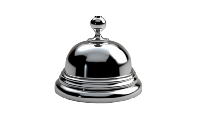 service bell isolated on white background HD transparent background PNG Stock Photographic Image
