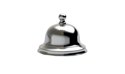 service bell isolated on white HD transparent background PNG Stock Photographic Image