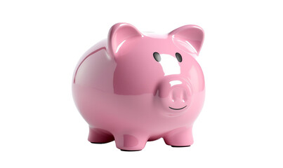 Obraz premium piggy bank isolated on white HD transparent background PNG Stock Photographic Image