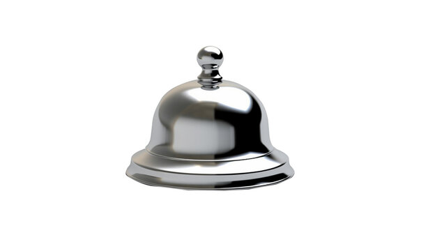 service bell isolated on white HD transparent background PNG Stock Photographic Image