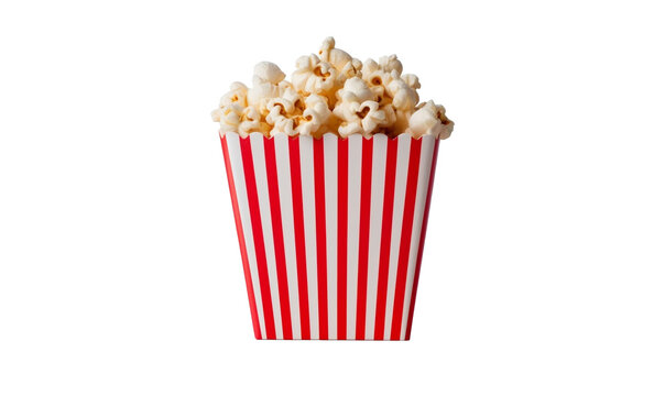 popcorn in a box HD transparent background PNG Stock Photographic Image