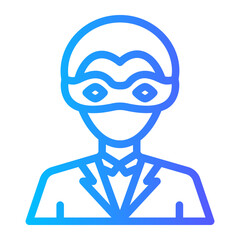 mask gradient icon