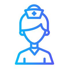 nurse gradient icon