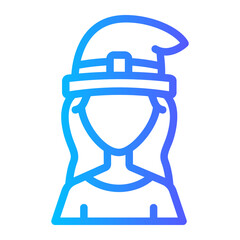 witch gradient icon