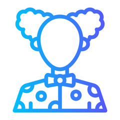clown gradient icon