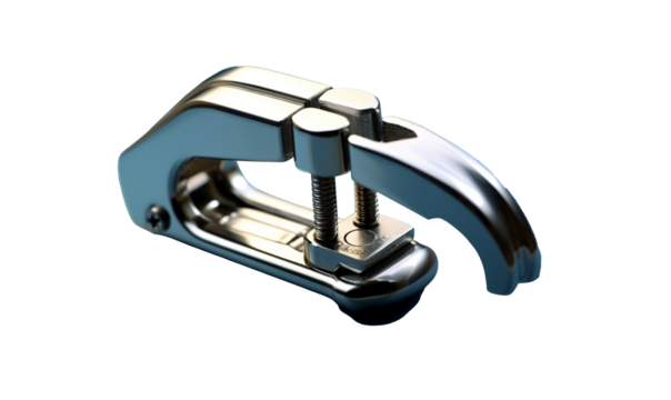 clamp on white background HD transparent background PNG Stock Photographic Image