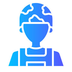 soldier gradient icon