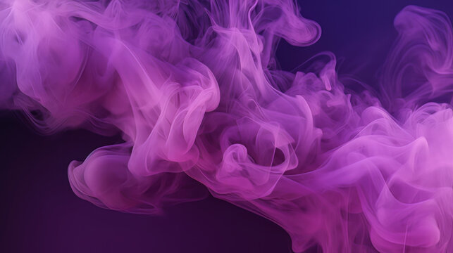Abstract smoke Weipa. Personal vaporizers fragrant steam. The concept of alternative non-nicotine smoking. Purple pink smoke on a black background. E-cigarette. Evaporator. Taking Close-up. Vaping.