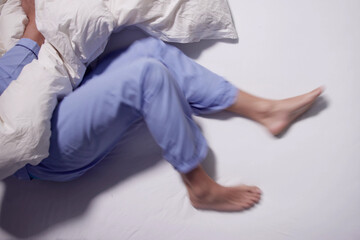 Man With RLS - Restless Legs Syndrome