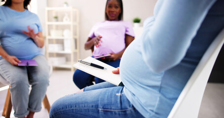 Pregnant Expecting Women Group Class